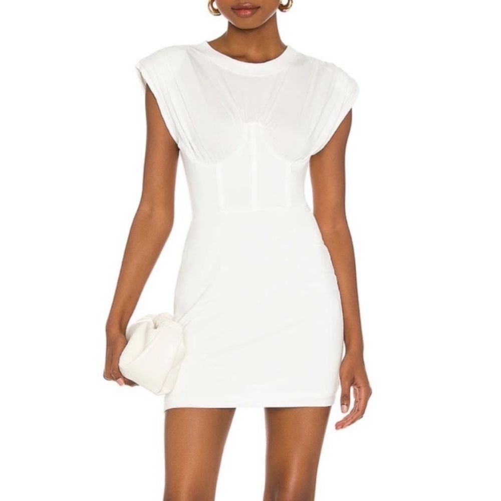 NBD Kay Tee Dress in White